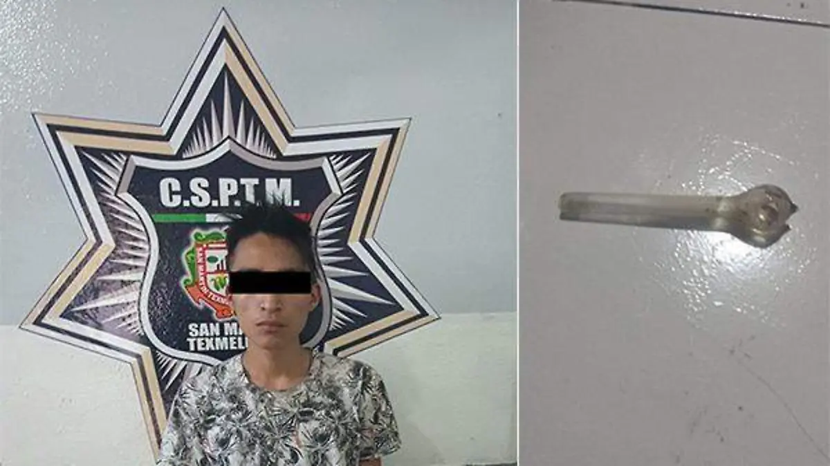 Detenido droga Texmelucan